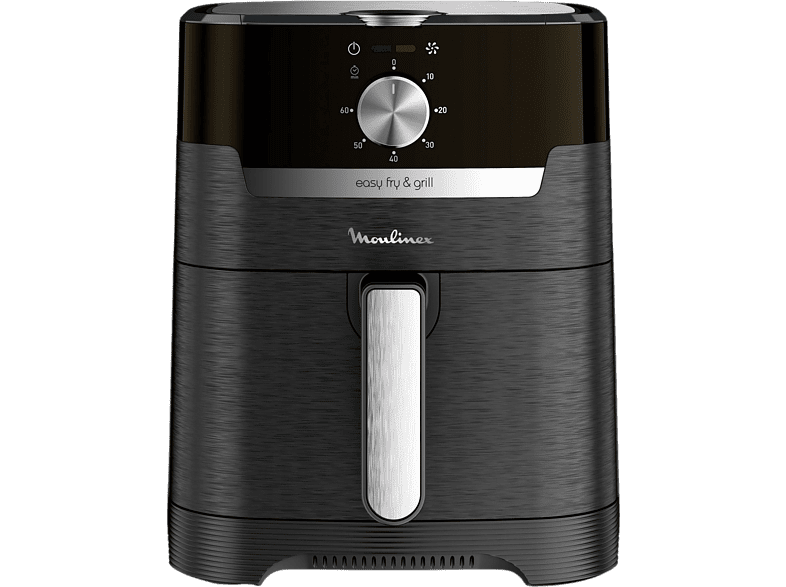 Moulinex Easy Fry & Grill EZ501810 2 en 1 Grill 1400 W PTFE Temporizador Negro