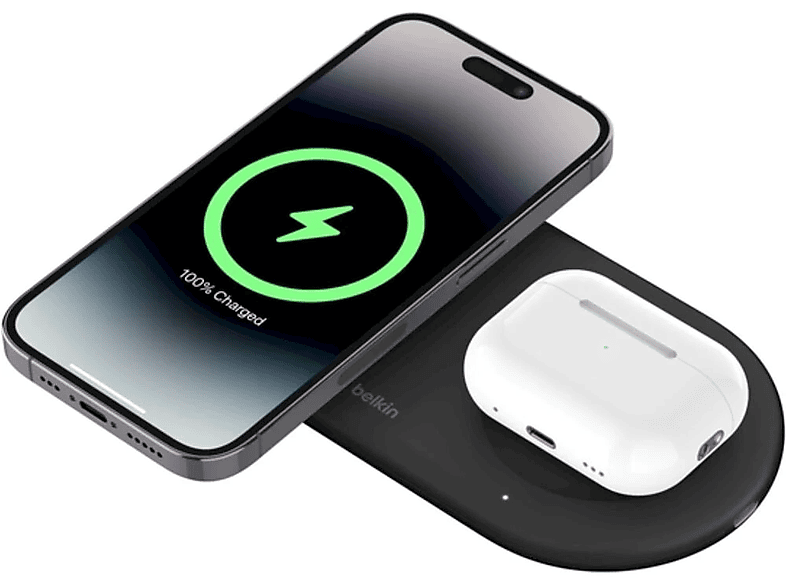 Belkin WIZ021vfBK Apple iPhone 15W puerto USB-C Negro
