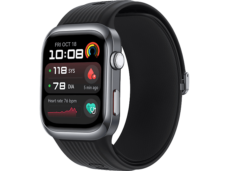 Huawei Watch D2 1.82 AMOLED Monitorización Presión Arterial 6 días Batería Compatible iOS/Android Asistencia Sanitaria Negro