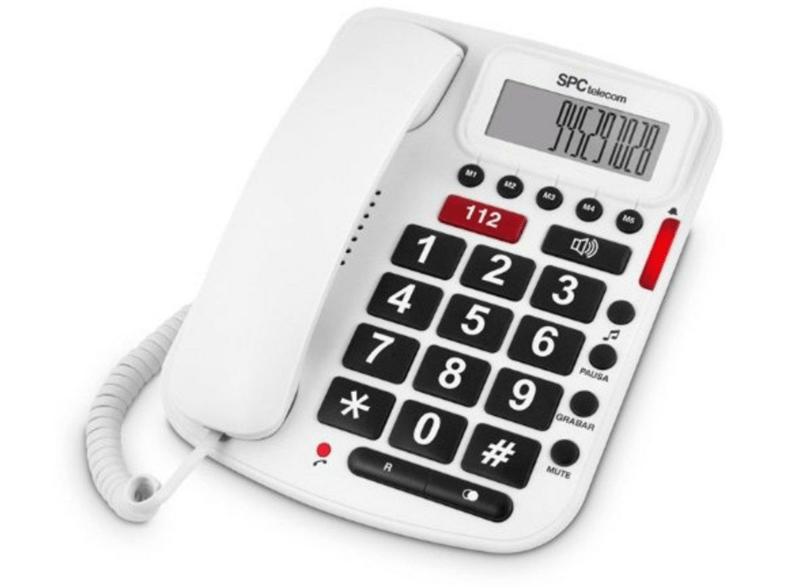 SPC 3293 B Manos libres Identificación de llamada Blanco