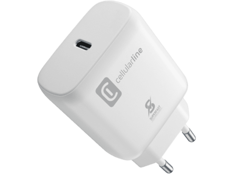 CellularLine ACHSMUSBCPD25WSMLW Universal USB-C 25W Blanco