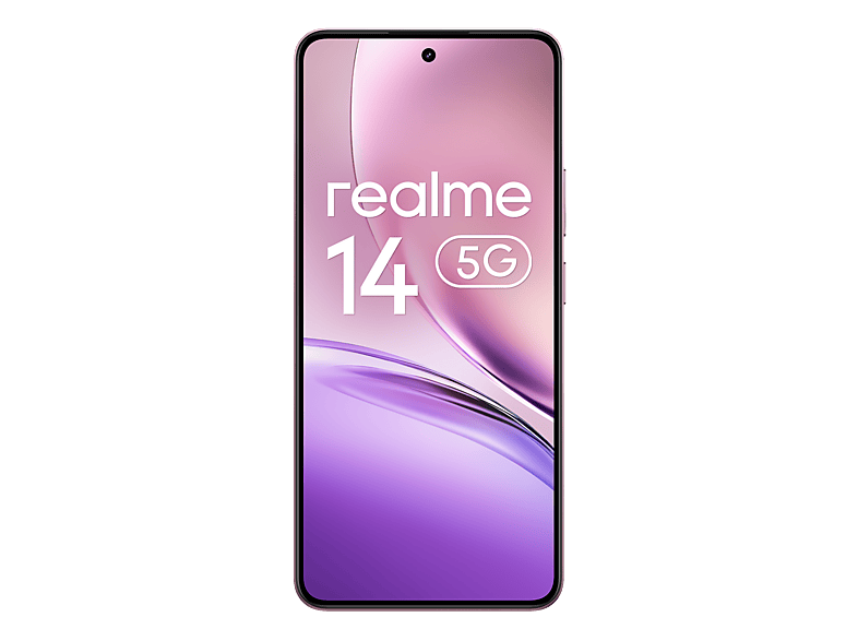 realme 14 Warrior Pink 256 GB 12 GB RAM 6.67 AMOLED Snapdragon 6 Gen 4 5G Chipset 6000 mAh Incluye Cargador y Buds