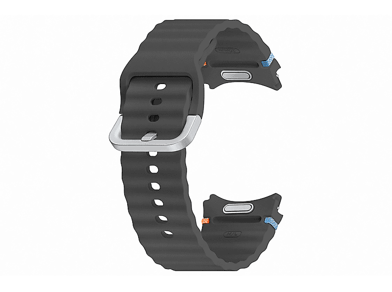 Samsung Sport Band Reemplazo Fácil Textura suave Talla M/L Gris Oscuro