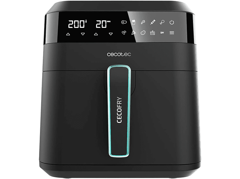 Cecotec Cecofry Experience 6000 1700 W Negro Panel de Control Táctil 9 Modos