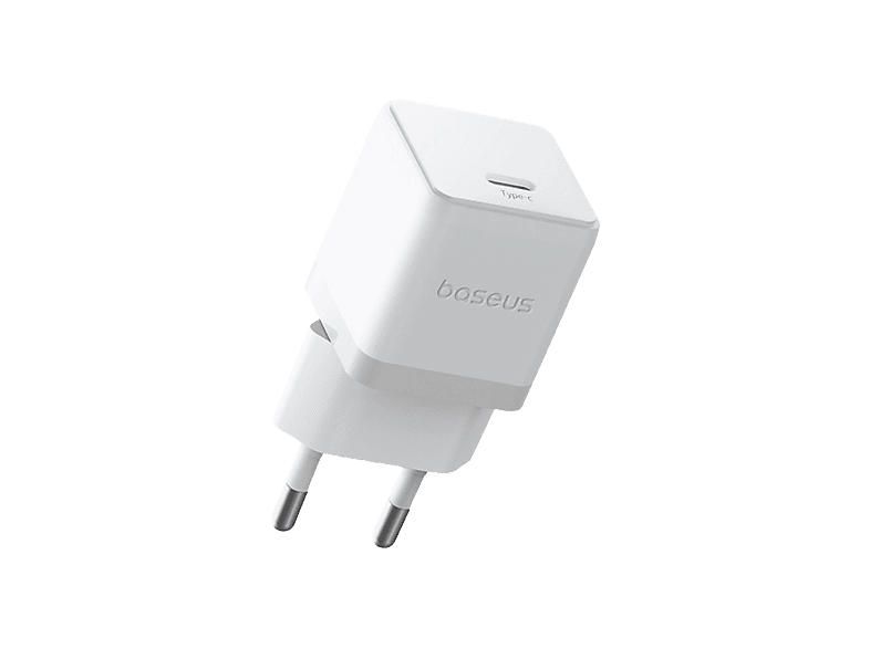 Baseus PALM 30W Tipo C Carga rápida Tamaño extrapequeño Control inteligente de temperatura Universal Blanco