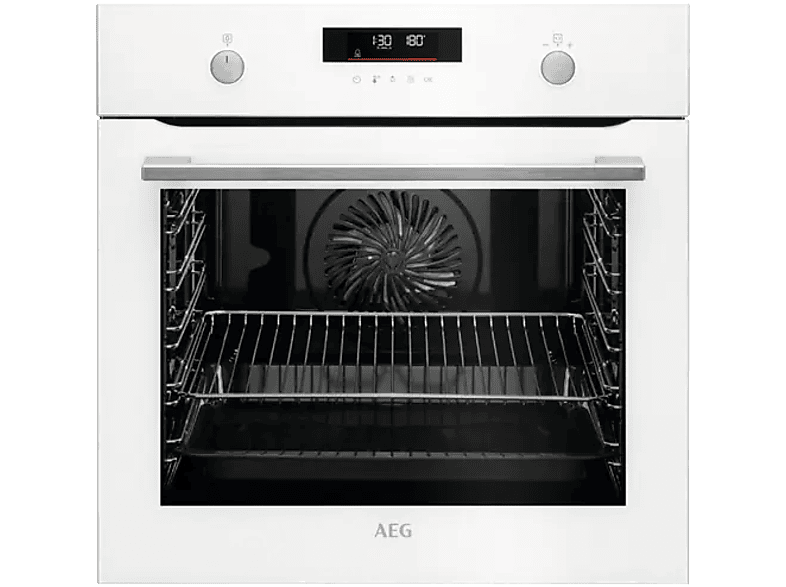 AEG BPS535160W Multifunción Pirolítico 71 l Anillo térmico 60 cm Blanco