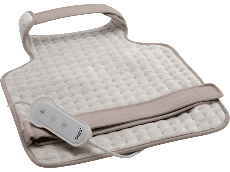 Daga 16869 Confort Cervical y Espalda 52x38 cm Tecnología Intellisense 4 Niveles Autoapagado Crema