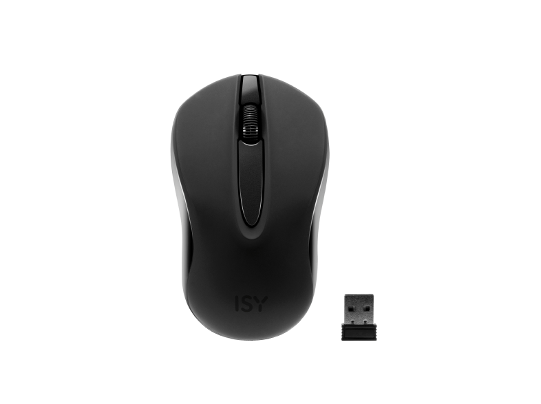 ISY IWM-1000 Óptico 1000 ppp Silencioso Negro
