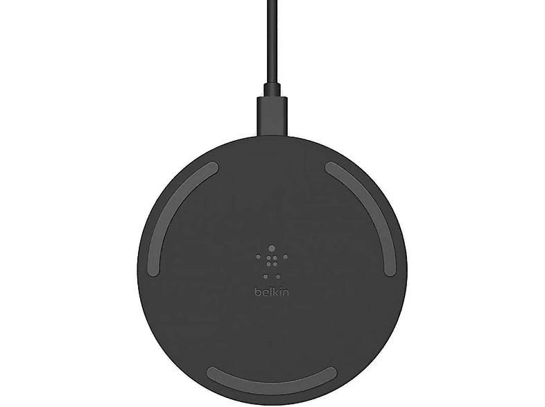 Belkin Wireless Charging Pad Para móviles compatibles con carga Qi Carga rápida Negro