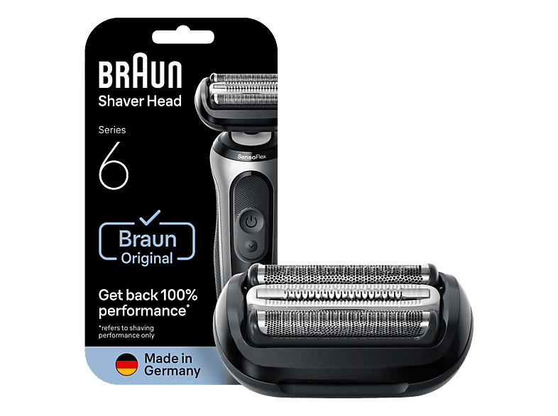 Braun 64B Compatible con afeitadoras Series 6 Negro