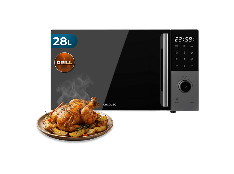 Cecotec Proclean 2800 28 L 900 W Grill 1200 W Convección 2200 W 8 programas Plato 315 mm Gris