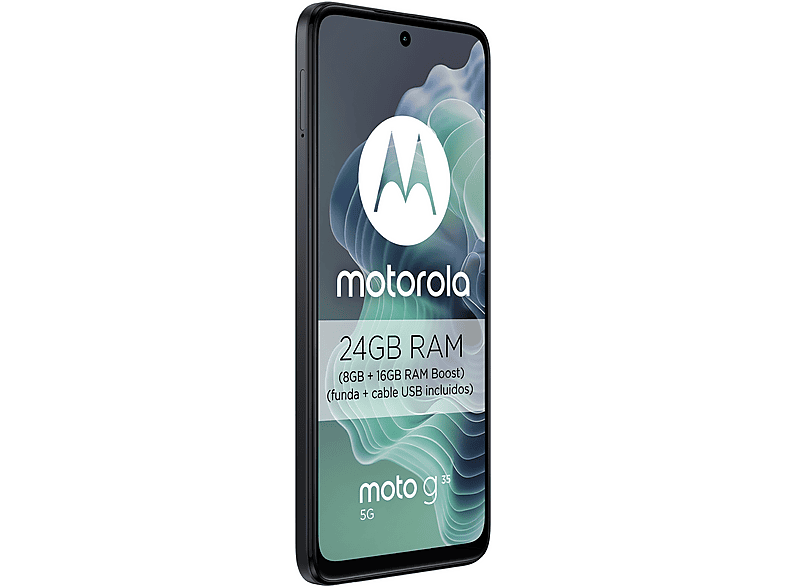 Motorola g35 5G Negro 256 GB 8 GB RAM 6.72 LCD Full HD+ Unisoc T760 5000 mAh