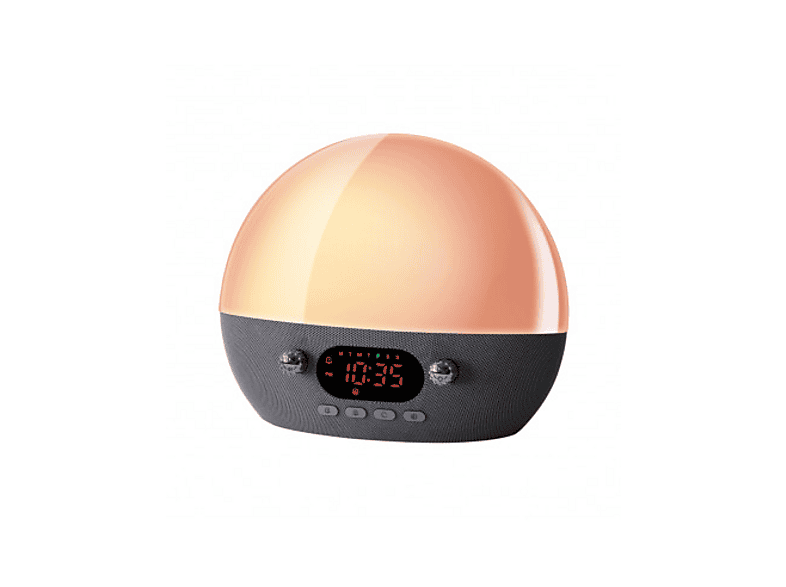 muvit iO MIOLAMP006 Simula el Amanecer Sonidos de Atardecer y Ruido Blanco Radio FM Altavoz Bluetooth Gris