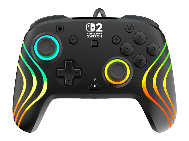 Turtle Beach Afterglow™ Wave Wired Controller Para Nintendo Switch Nintendo Switch OLED Nintendo Switch 2 Cable Negro