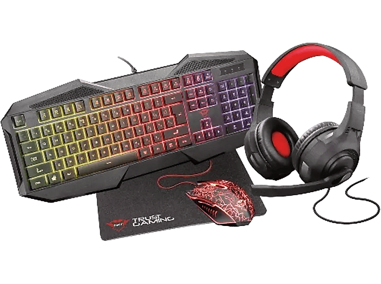 Trust GXT 1180RW 4 en 1 Conexión por USB Fácil instalación Multicolor