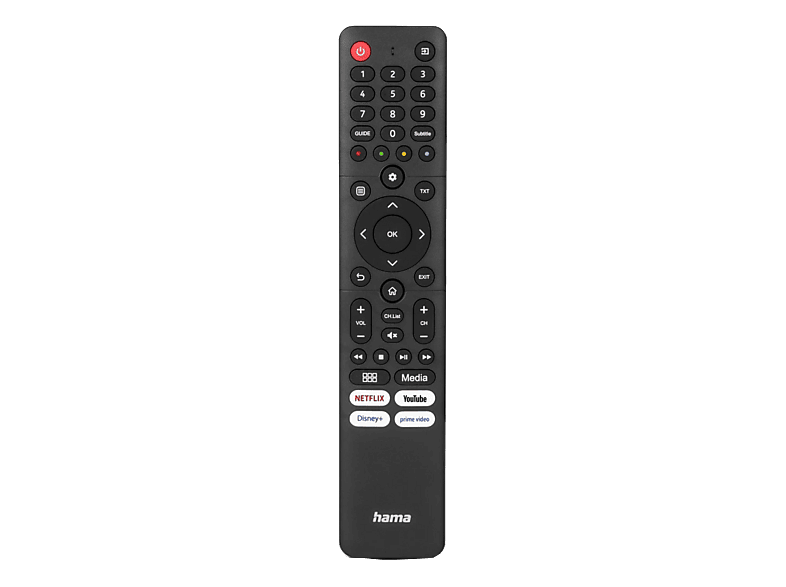 Hama 00221067 Para TV Hisense Acceso Directo a Apps 10m Alcance Negro