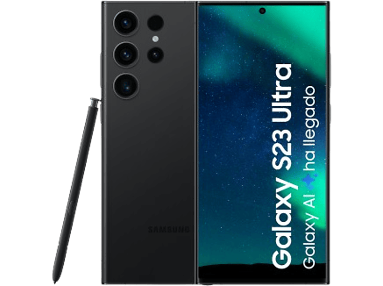 Samsung Galaxy S23 Ultra 5G Phantom Black 1 TB 12 GB RAM 6.8 QHD+ Qualcomm Snapdragon 8 Gen 2 Octa-Core 5000 mAh Android 13