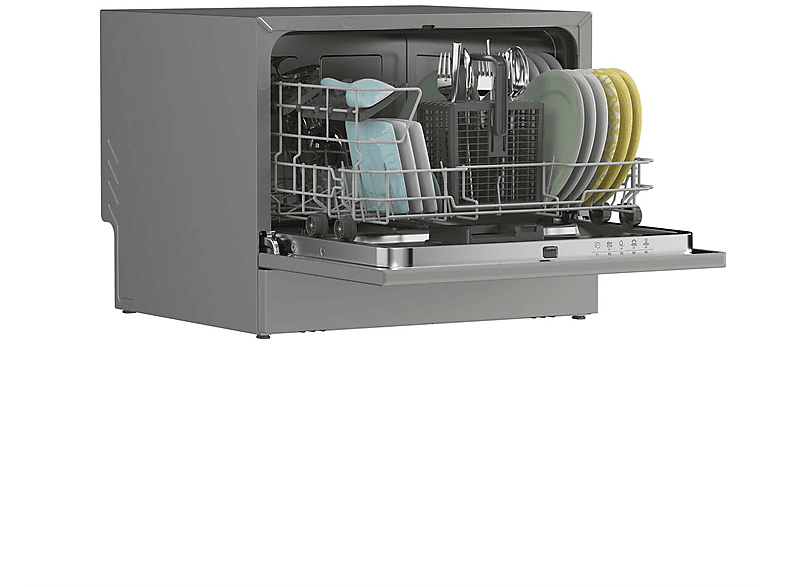 Candy Rapido' CP 6E51LS 6 servicios 5 programas 45 cm Media carga Silver