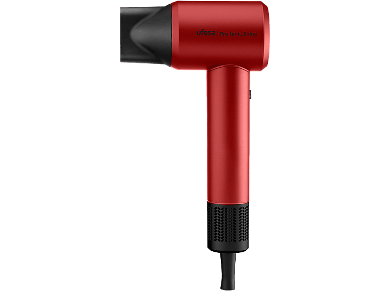 Ufesa Pro Ionic-Shine 1800W 3 Temperaturas 2 Velocidades Difusor incluido Tecnología Ultrasilenciosa Rojo