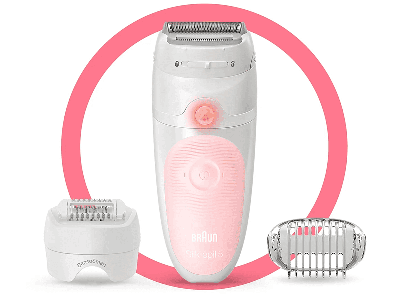 Braun Silk-épil 5 5-620 Para Mujer Cabezal de Afeitado Y Recorte Depilación Suave