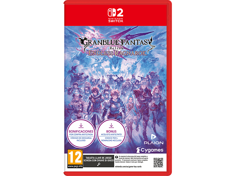 Nintendo Switch 2 Granblue Fantasy: Relink. Endless  Ragnarok