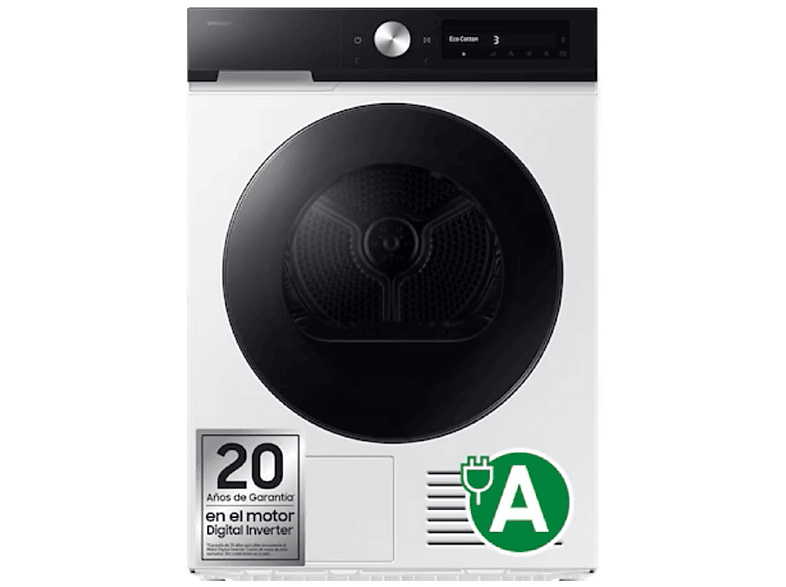 Samsung Bespoke AI DV90DB7845GEU3 9 kg 18 programas QuickDrive™ Clase A Blanco