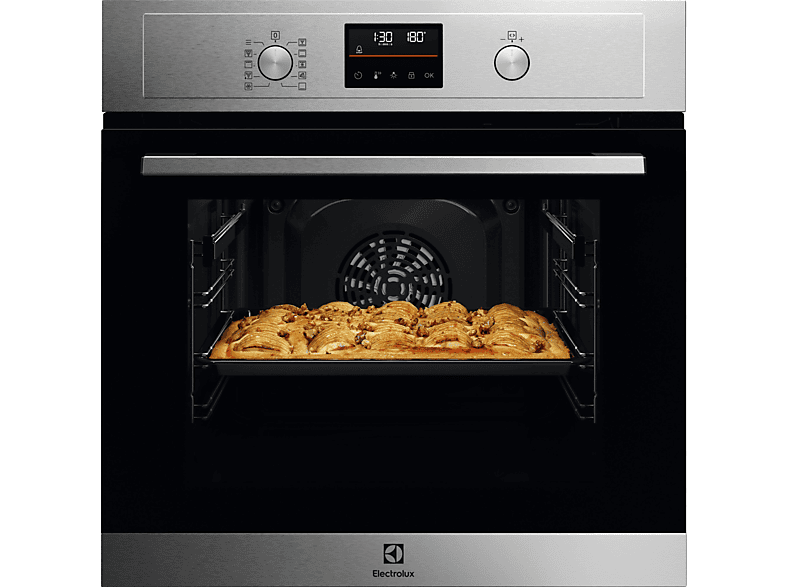 ELECTROLUX EOH4P56BX Multifunción Pirolítico 65 l Función Grill Inox antihuellas