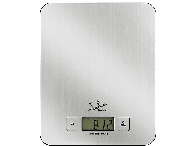 Jata 719 15kg función tara acero inoxidable