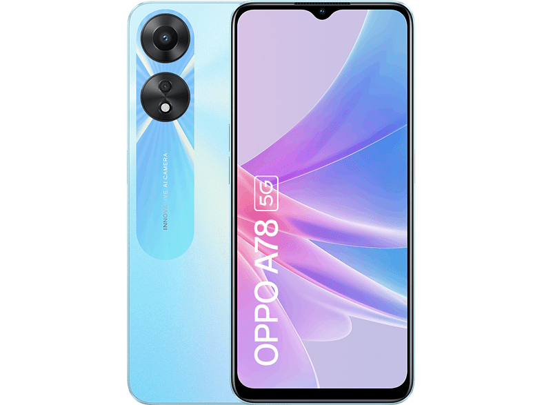 OPPO A78 5G Glowing Blue 128 GB 8GB RAM 6.56 HD+ MediaTek Dimensity 700 5000 mAh Android 13