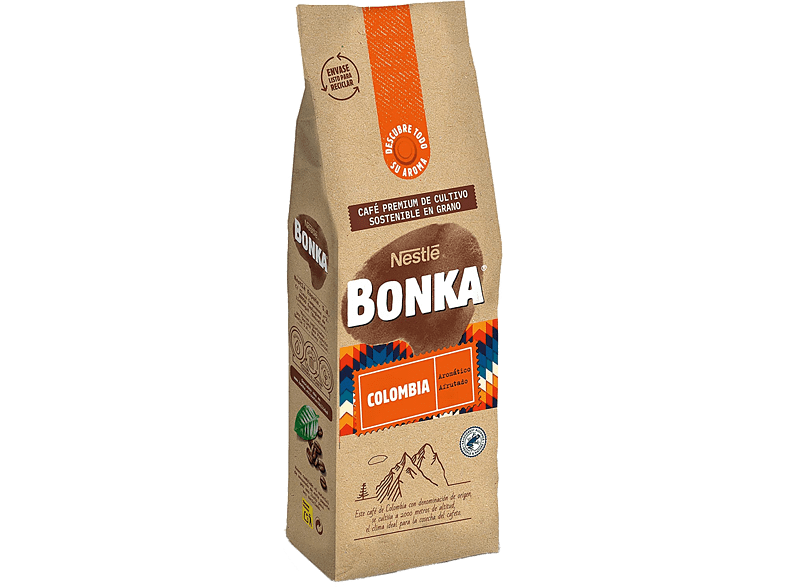 Bonka Café grano Colombia Arábica