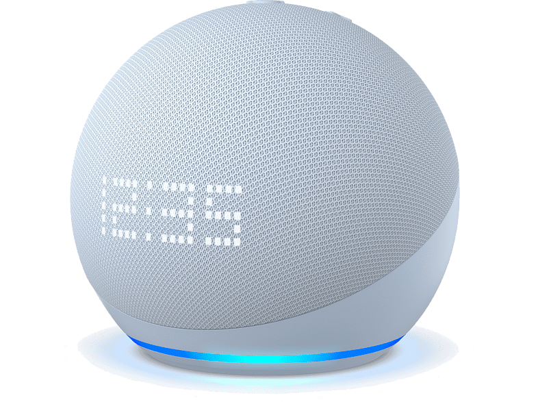 Amazon Echo Dot (5ª Gen 2022) con reloj Controlador de Hogar Gris azulado