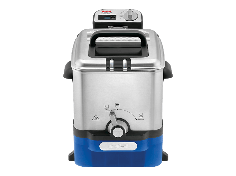 Tefal FR8040 2300 W 3.5 l de aceite 1.2 Kg de comida Filtrado automático Temporizador digital  Negro Acero inoxidable