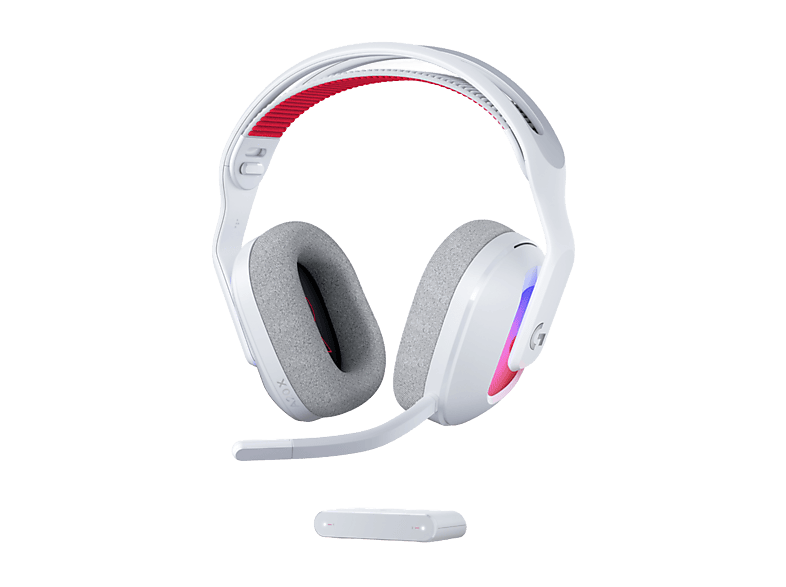 Logitech G A20 X Lightspeed Bluetooth PS5-XBOX-Switch-PC Playsync Micrófono extraíble Personalizable Lightsync Blanco