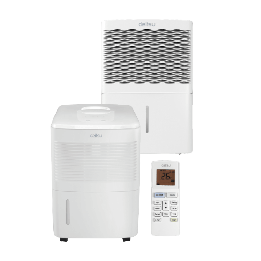 Daitsu ADD-20XB Capacidad 20 l/d Depósito 3.7 l Superficie 24 m² Blanco