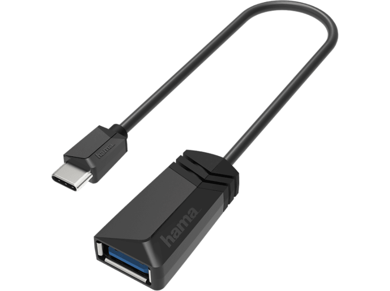 Hama 00200312 USB-C USB-A USB 3.2 OTG 5000 Mbit/s Negro