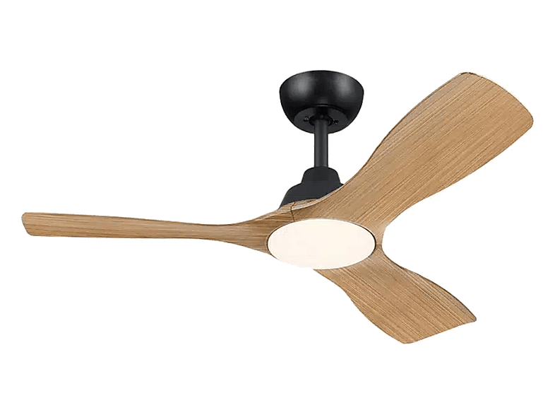 Philips Olas 30 W 6 Velocidades 106 cm 2650 lúmenes regulables Mando a distancia Negro/Madera
