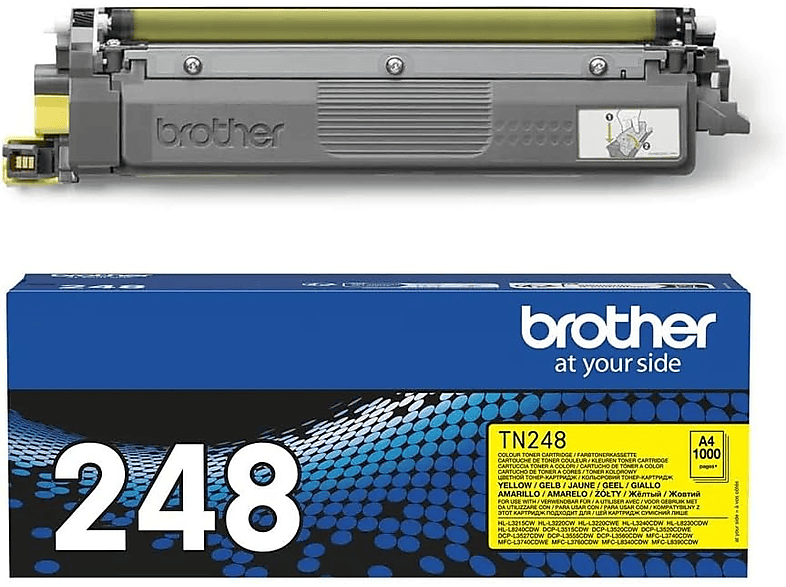 Brother TN248 1000 páginas Amarillo