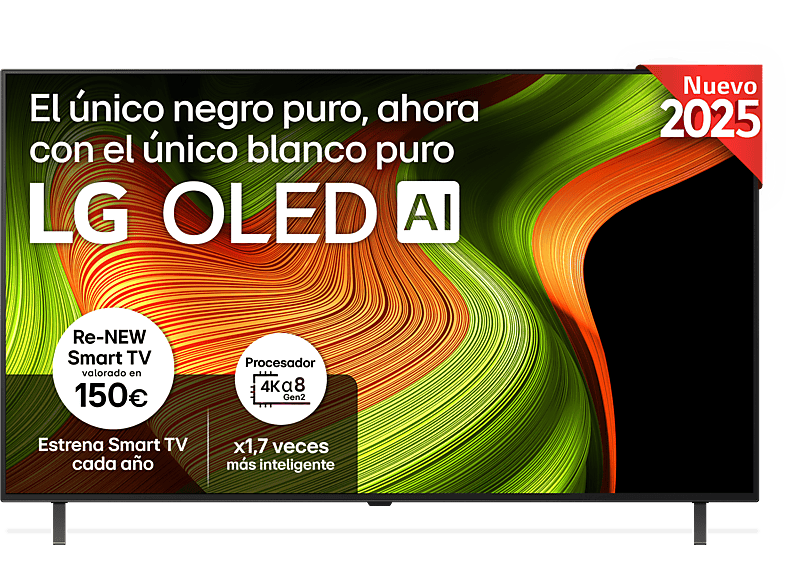 LG OLED55B56LA OLED 4K Procesador Inteligente α8 AI Processor 4K Gen2 Smart TV DVB-T2 (H.265) Umber brown