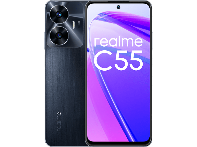 realme C55 Negro 256 GB 8 GB RAM 6.72  FHD+ Helio G88 Powerful Octa-core Architecture  5000 mAh Android 13