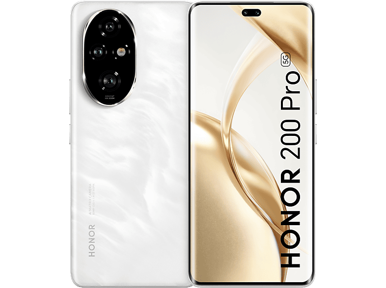 Honor 200 Pro Moonlight White 512 GB 12 GB RAM 6.78 AMOLED FHD+ 120Hz Qualcomm® Snapdragon® 8s Gen 3 5200 mAh Android