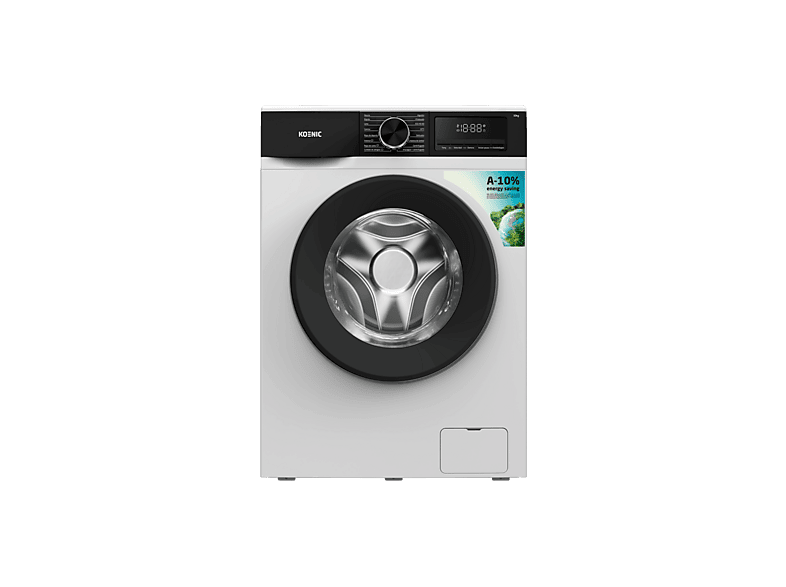 KOENIC KWM 10163 10 kg 1400 rpm 16 Programas Blanco