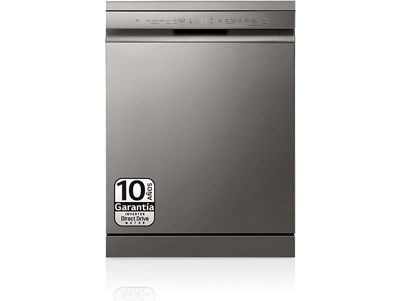 LG DF355FP 14 servicios 9 programas 60 cm LED táctil Tercera bandeja QuadWash™ Acero inoxidable