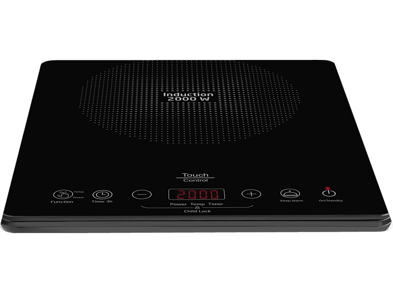 Koenic KIP 1332 Inducción 2000 W LED Negro