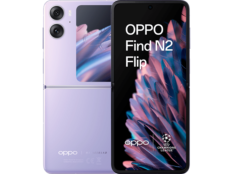 OPPO Find N2 Flip Moonlit Purple 256GB 8GB RAM 6.8 FHD+ Plegable Cámara 50+8MP 4300mAh Dual Nano SIM