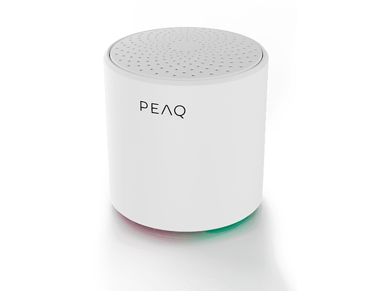Peaq PPA 102-WT 3 W Bluetooth 3-4 h Autonomía Puerto micro-USB 10m Alcance Blanco