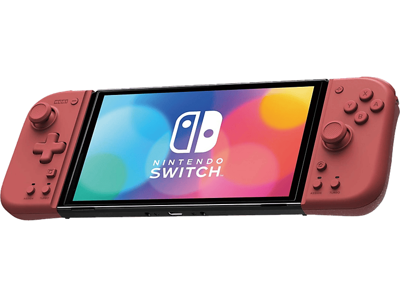 Hori Split Pad Compact Para Nintendo Switch Joy-Con Rojo melocotón