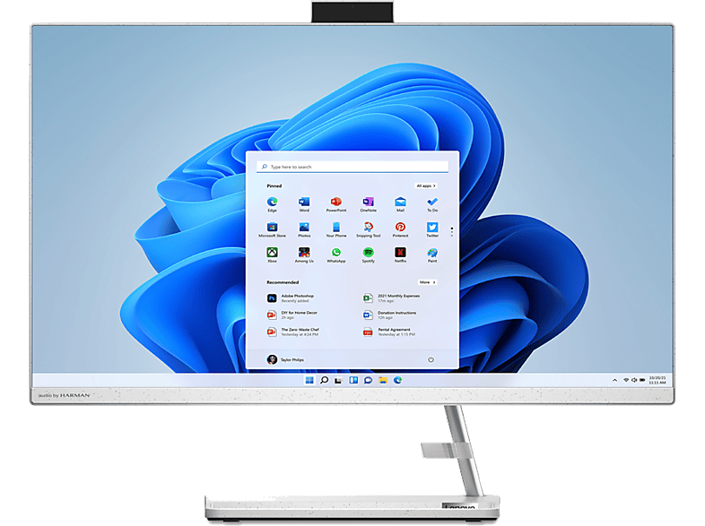 Lenovo IdeaCentre AIO 3 27IAP7 27 Full-HD Intel® Core™ i5-12450H 16GB RAM 1TB SSD SSD UHD Graphics Windows 11 Home Blanco