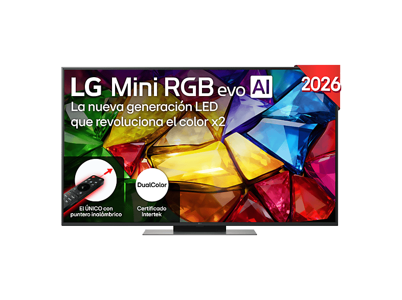 LG 55MRGB87B6B UHD 4K Procesador Inteligente α8 AI Processor 4K Gen3 Smart TV DVB-T2 (H.265) Negro