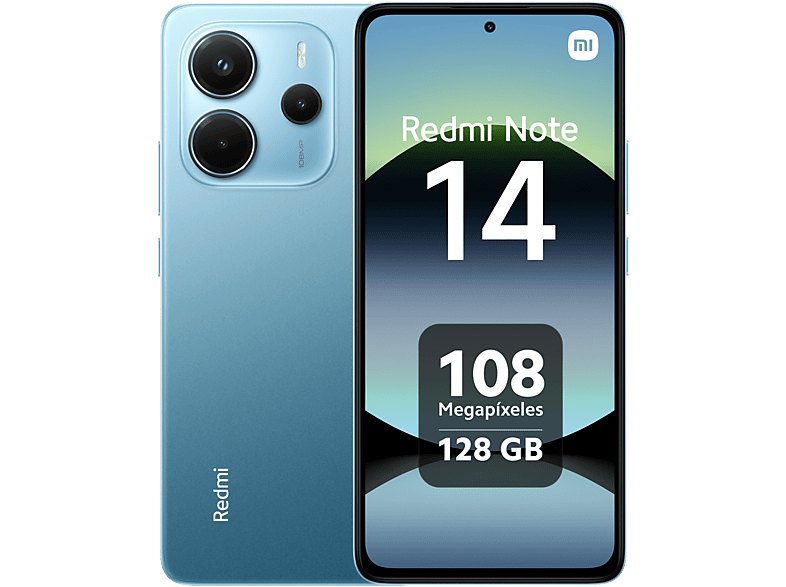 Xiaomi Redmi Note 14 Azul océano 128 GB 6 GB RAM 6.67 AMOLED FHD+ MediaTek Helio g99-Ultra 5500 mAh