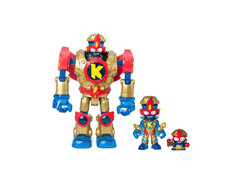 Magicbox Superbot Kazoom Power Golden Armor Articulado